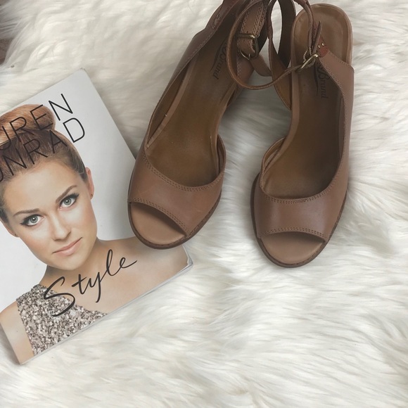 Lucky Brand Shoes - Lucky Brand Juanitah Brown Wedge Sandal